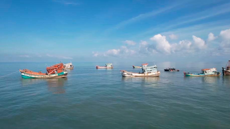 Kelantan MMEA disposes of seven Vietnamese fishing boats Kelantan MMEA disposes of seven Vietnamese fishing boats