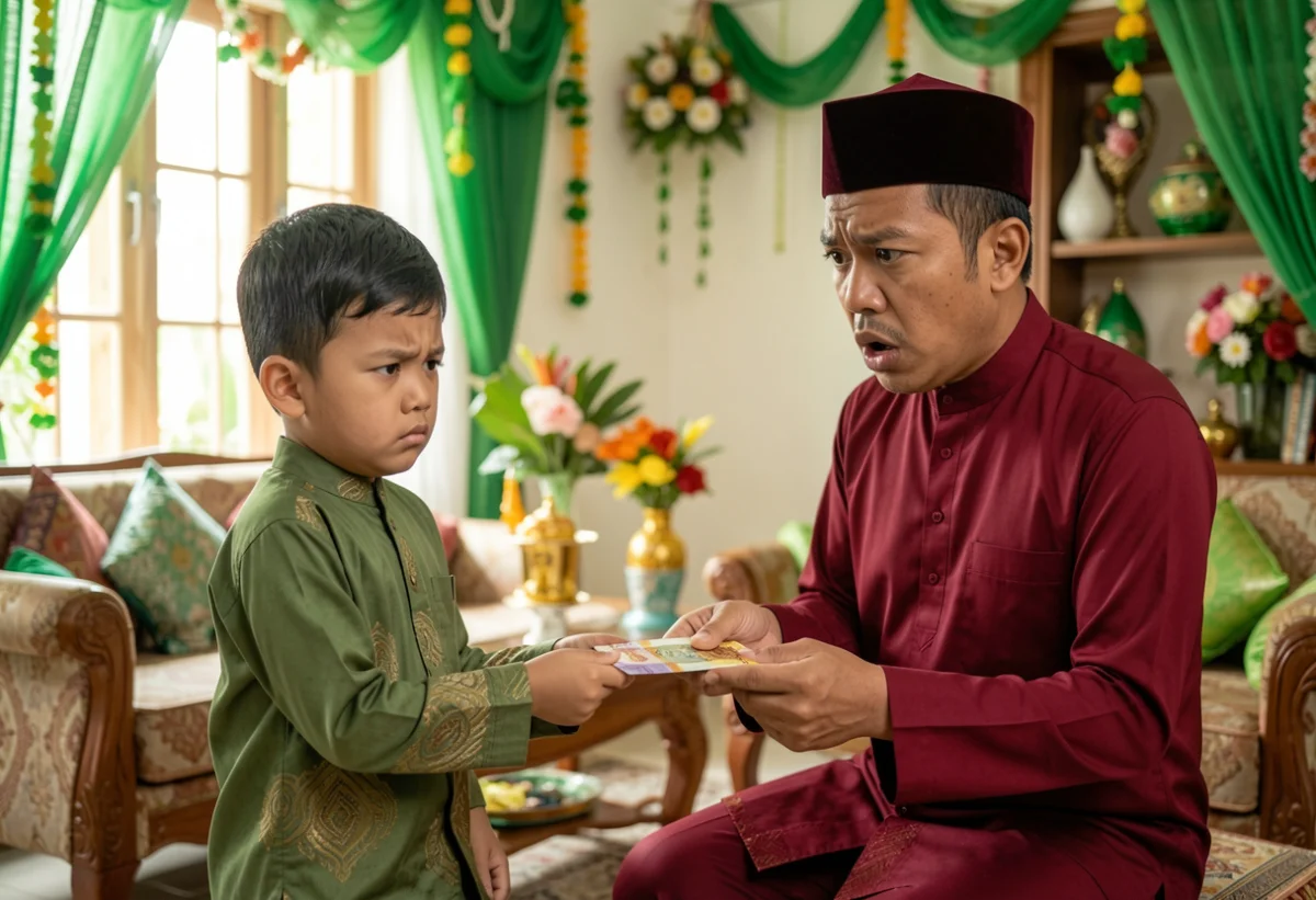 Kid_shocks_host_by_returning_duit_Raya_with_extra_RM1