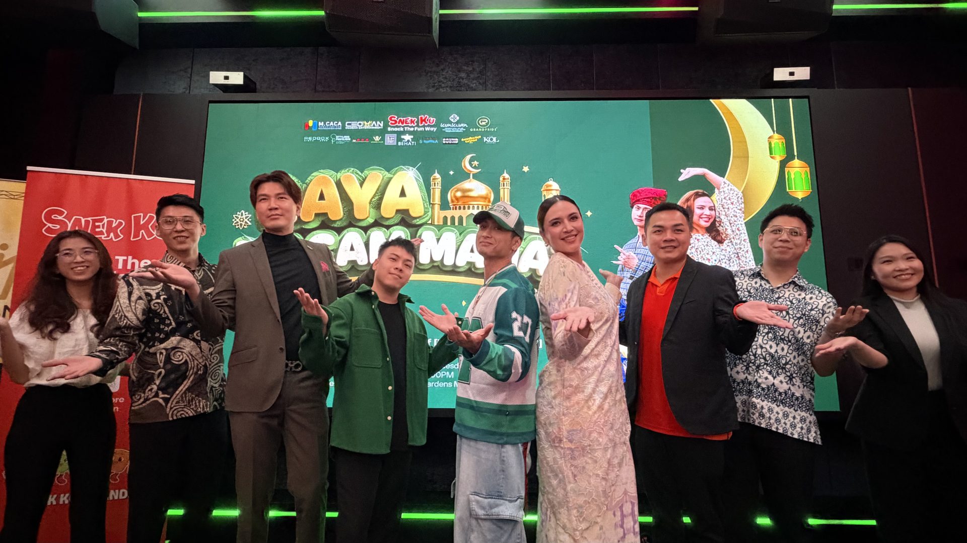 Francis (fifth from left) and Diana (sixth from left) deliver a festive single that feels energetic, modern and relatable. Francis (fifth from left) and Diana (sixth from left) deliver a festive single that feels energetic, modern and relatable.