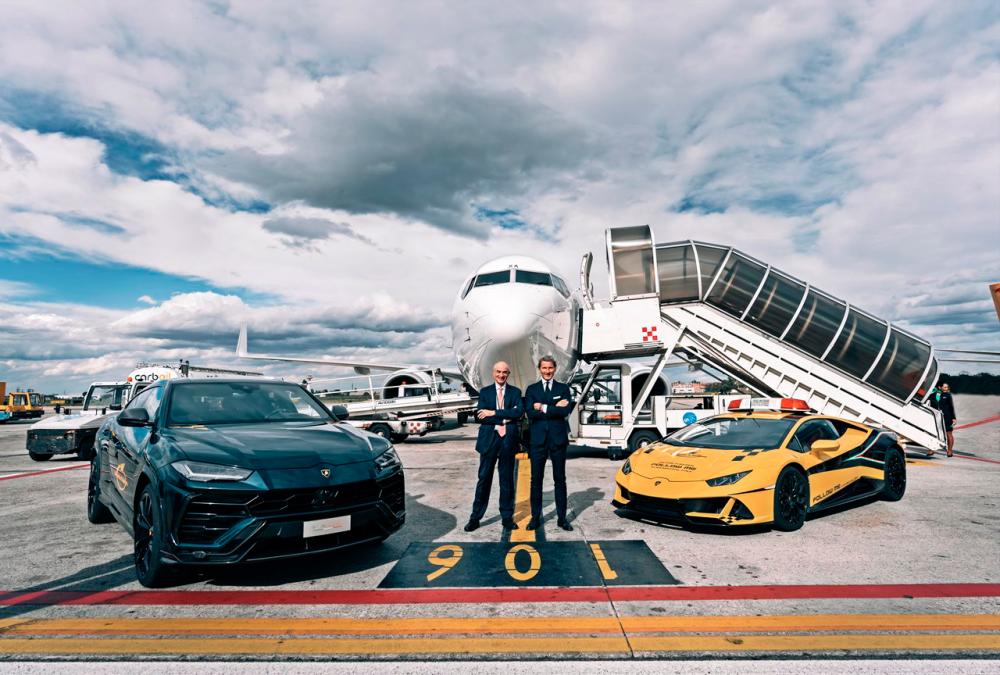 Lamborghini Continues To Provide ‘Follow-Me’ Car To Bologna Airport Lamborghini Continues To Provide ‘Follow-Me’ Car To Bologna Airport