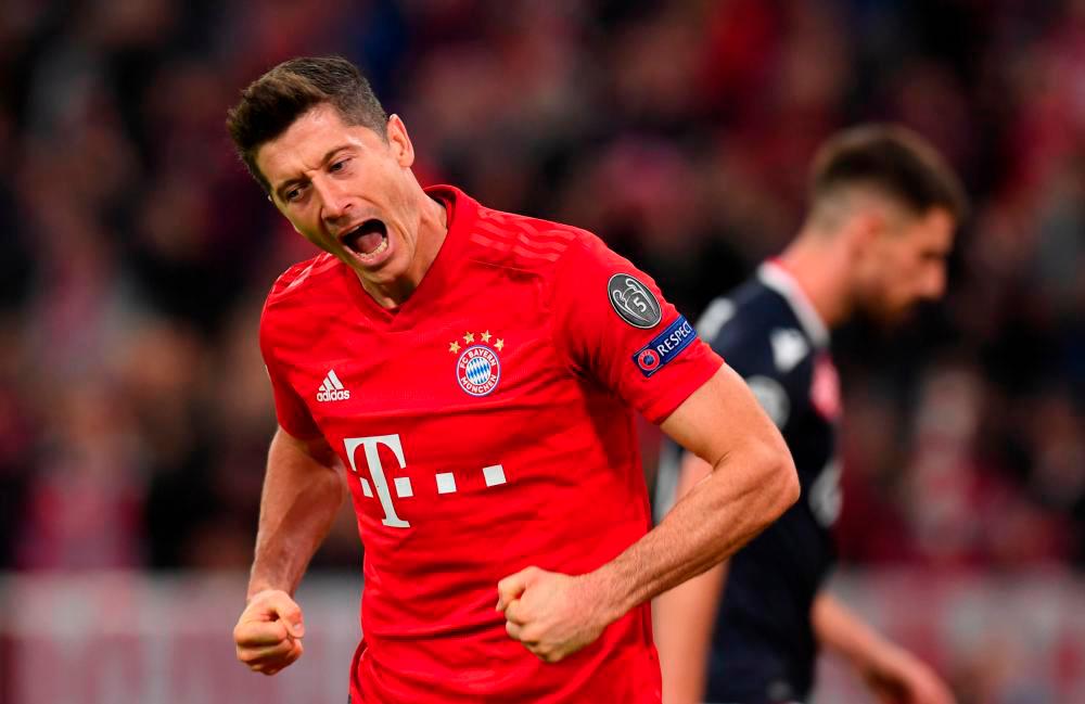 Lewandowski eyes toppling own record of 41 Bundesliga goals