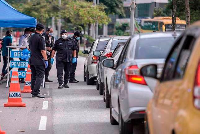 MCO: police to mount 13 roadblocks in Kuala Lumpur, Putrajaya MCO: police to mount 13 roadblocks in Kuala Lumpur, Putrajaya