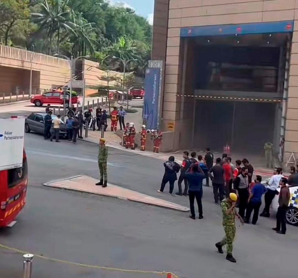 MOF sahkan bilik sampah Kementerian Kewangan terbakar