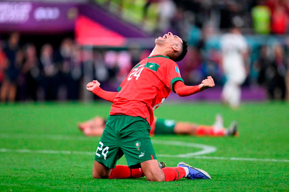 Maghribi benam Portugal 1-0, muncul negara Afrika pertama ke separuh akhir Piala Dunia Maghribi benam Portugal 1-0, muncul negara Afrika pertama ke separuh akhir Piala Dunia