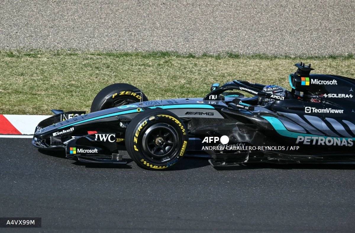 Mercedes' Russell leads Antonelli in Japanese GP first practice