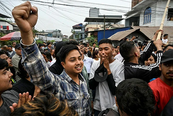 NEPAL-POLITICS-VOTE Rapper-turned-politician Shah unseats former Nepal PM in own constituency