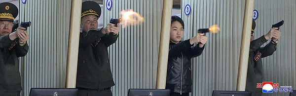 North Korea unveils image of leader's daughter firing pistol