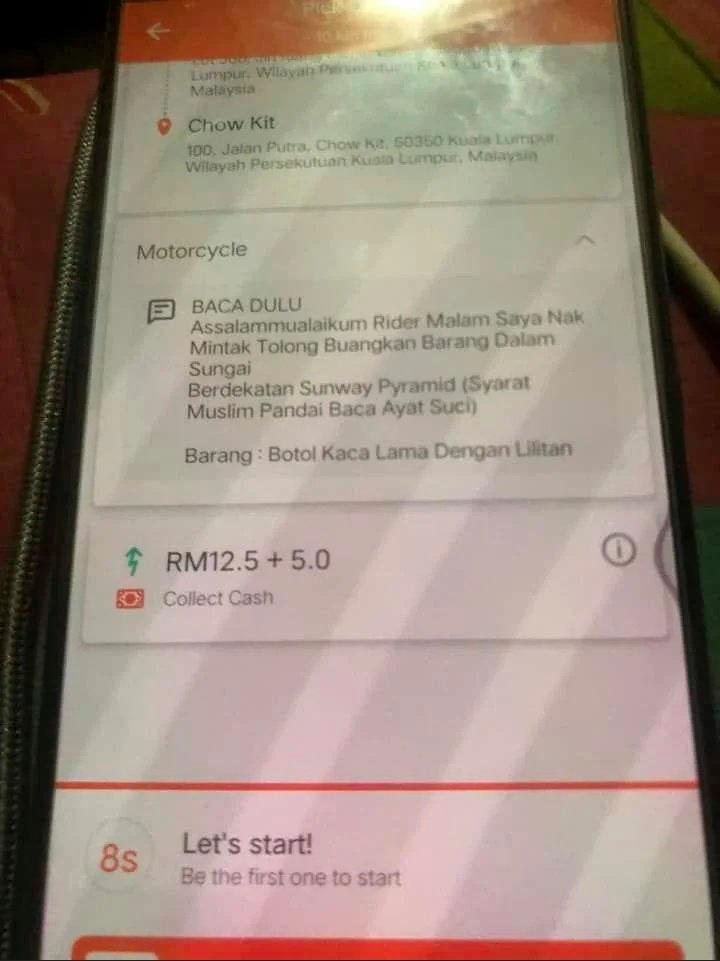 Netizens caution delivery rider against heeding customer’s creepy request 