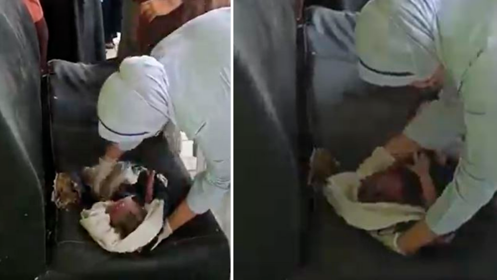 Newly born baby girl found abandoned in front of eatery Newly born baby girl found abandoned in front of eatery