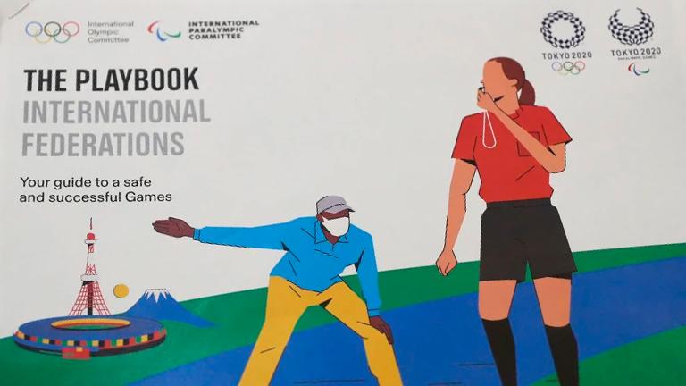 No hugs or high-fives: Olympic organisers unveil athlete rulebook No hugs or high-fives: Olympic organisers unveil athlete rulebook