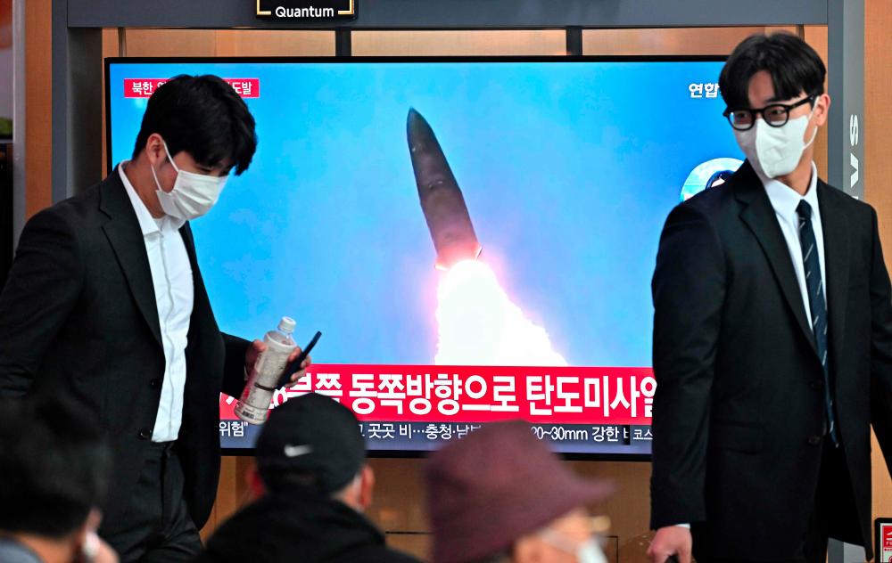 North Korea fires an unidentified ballistic missile, Seoul’s military says