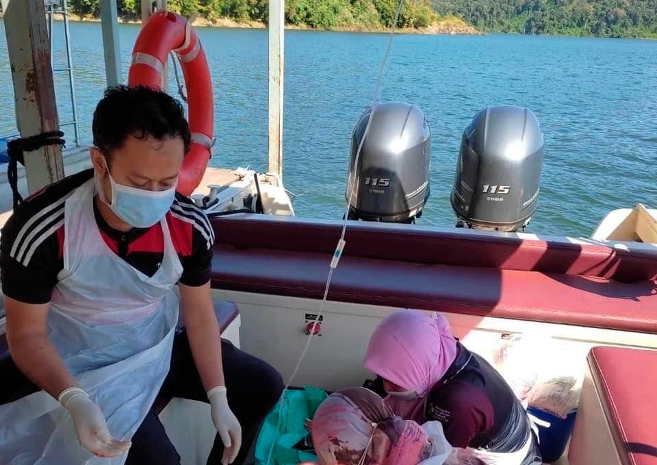 Orang Asli woman gives birth to twins on board water ambulance