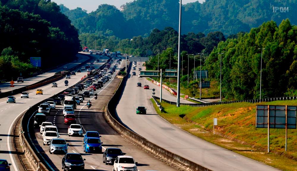 PLUS tutup sementara laluan antara Plaza Tol Ipoh Utara-Ipoh Selatan arah selatan, esok PLUS tutup sementara laluan antara Plaza Tol Ipoh Utara-Ipoh Selatan arah selatan, esok