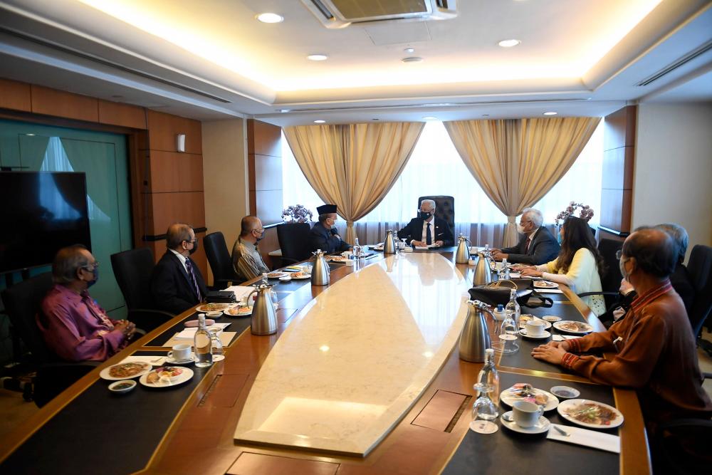 PM Ismail Sabri meets delegation of Bahasa Melayu advocates