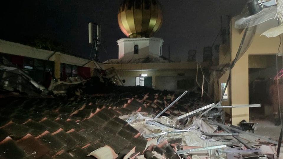 Penghuni cedera bumbung asrama anak yatim runtuh dibenar keluar hospital