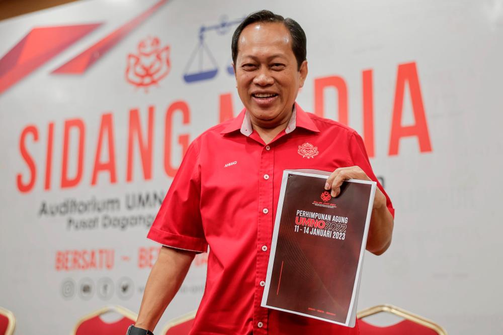 Perhimpunan Agung Umno 2022: Jumlah penyertaan perwakilan dan pemerhati bertambah - Ahmad Perhimpunan Agung Umno 2022: Jumlah penyertaan perwakilan dan pemerhati bertambah - Ahmad