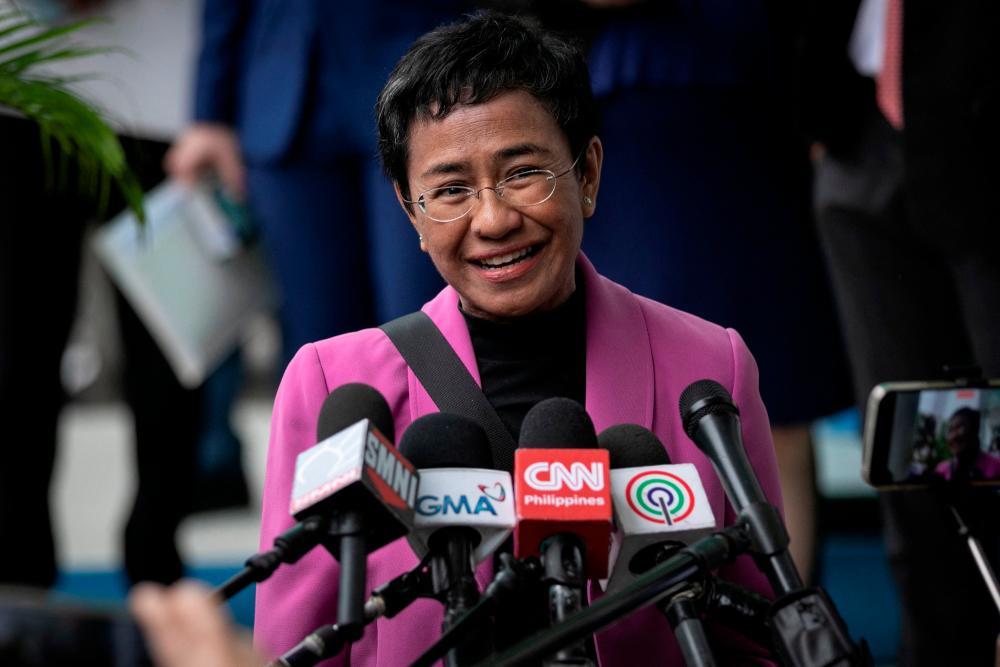Philippines’ Nobel laureate Ressa cleared of tax evasion, calls verdict win for justice