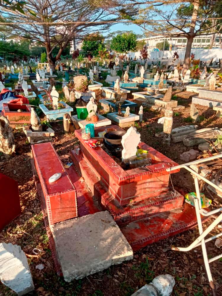 Police arrest man suspected of uprooting gravestones at Muslim cemetery