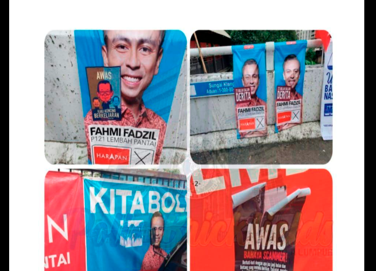 Polis kesan individu khianat poster Fahmi Fadzil Polis kesan individu khianat poster Fahmi Fadzil