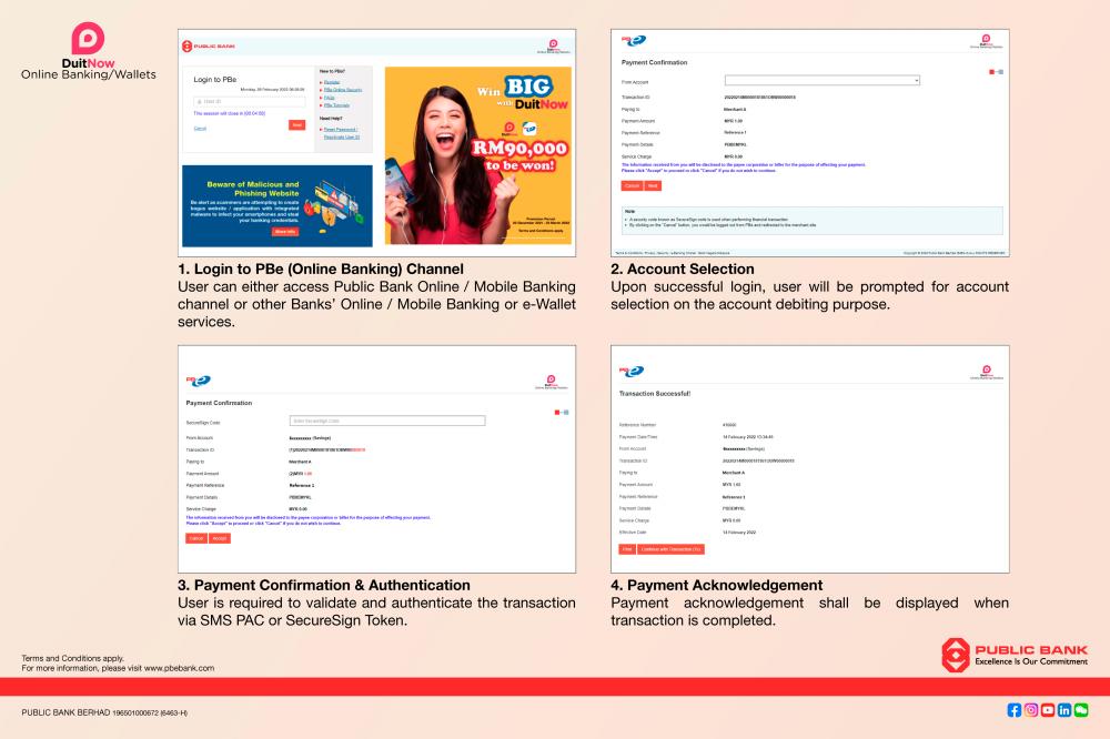 Public Bank launches DuitNow Online Banking/Wallets Public Bank launches DuitNow Online Banking/Wallets