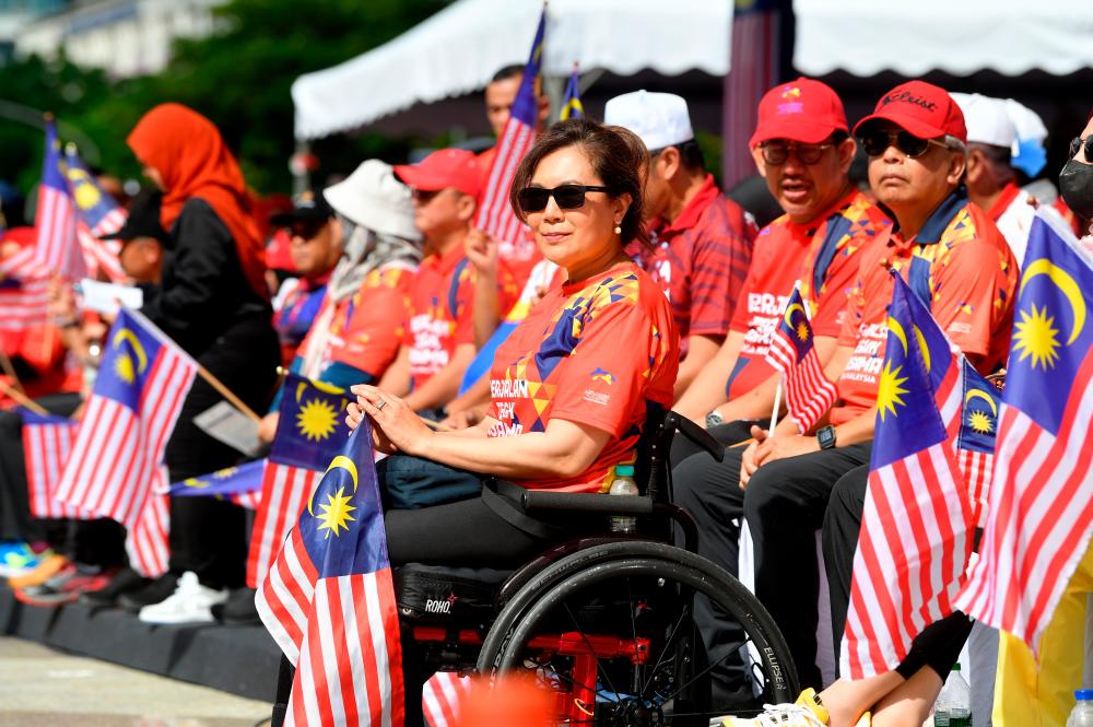 PwDs excited to join in celebration at launch of National Month, fly Jalur Gemilang