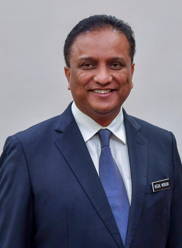 Reezal Merican starts work as Housing and Local Government Minister
