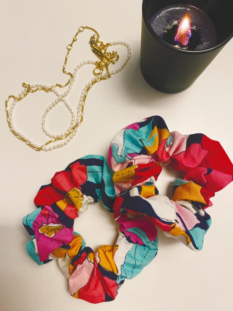 Scrunchies are back in style!
