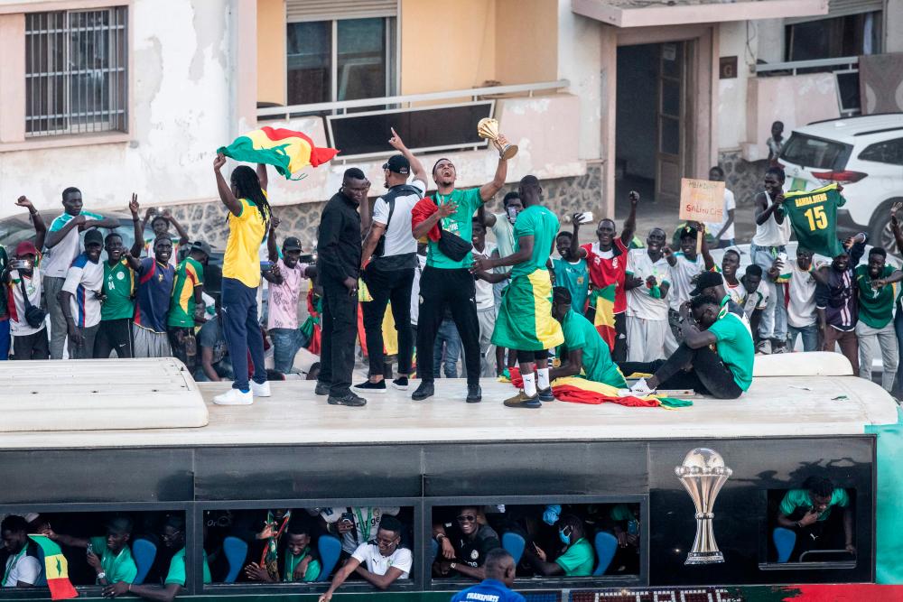 Senegal awards US$87,000 cash, land to Cup of Nations-winning team