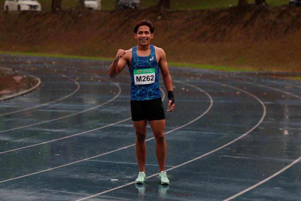 Sprinter Muhammad Haiqal beats Cambodia SEA Games qualifying mark