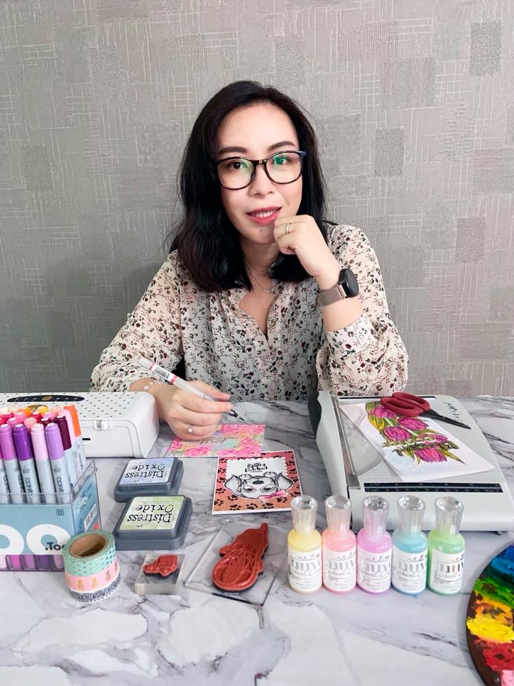 Stamping her style Stamping her style