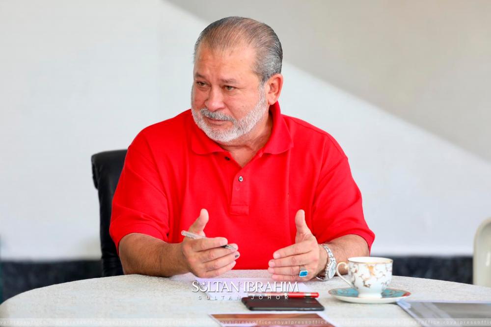 Sultan Johor zahir penghargaan kepada kerajaan atas tambahan vaksin