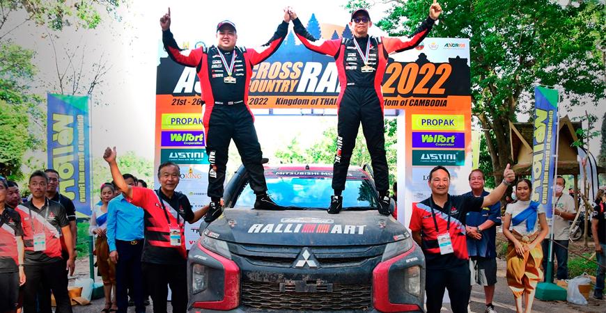 Team Mitsubishi Ralliart’s Triton Wins Asia Cross Country Rally 2022 On First Attempt