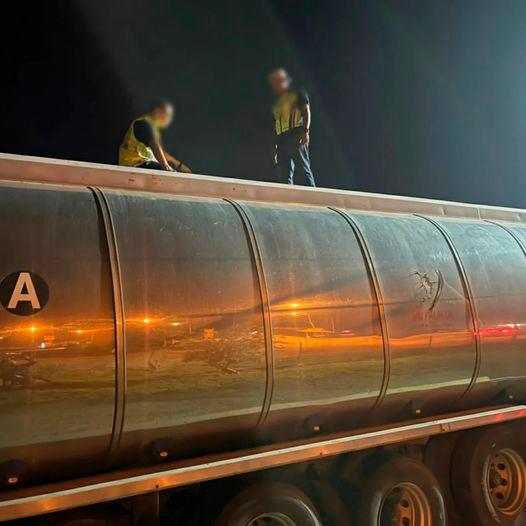 Two local men held for divertng 30,000 litres of diesel Two local men held for divertng 30,000 litres of diesel