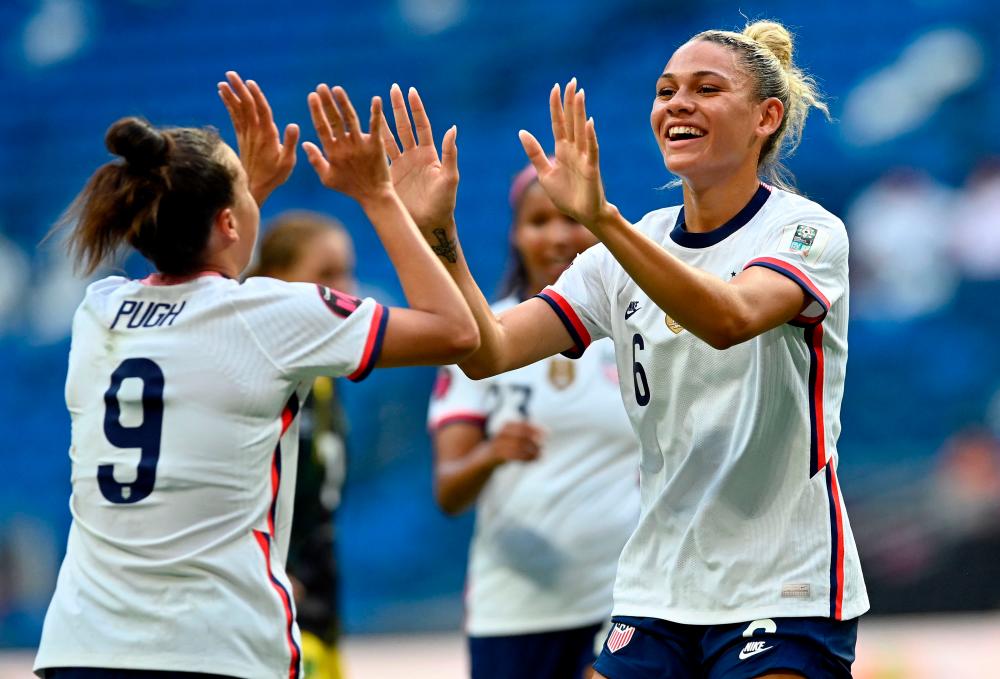 US beat Jamaica 5-0, edge close to 2023 women’s World Cup berth US beat Jamaica 5-0, edge close to 2023 women’s World Cup berth