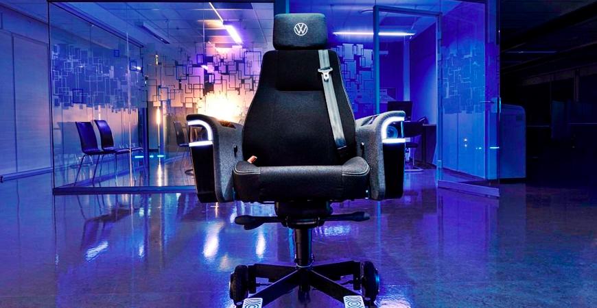 Volkswagen’s Office Chair For The Fast-Moving Executive (w/VIDEO)