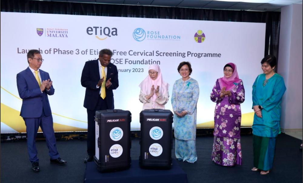 Wan Azizah melancarkan Fasa 3 Program Saringan Serviks Percuma 