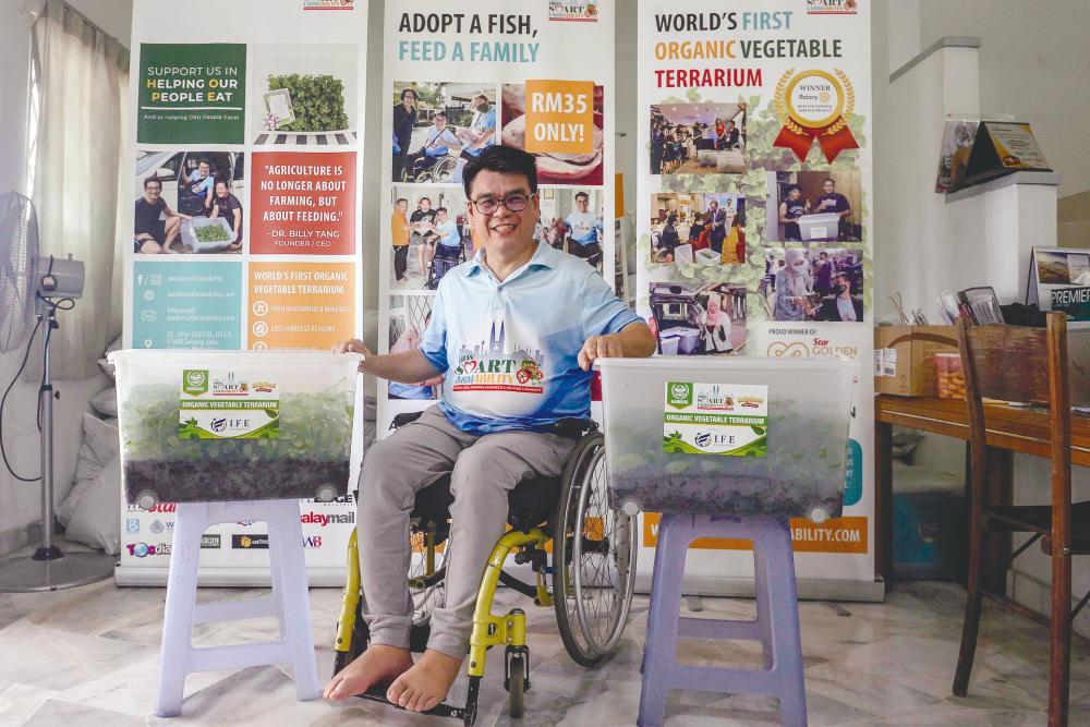 Wheelchair-bound man runs own successful business and food programme Wheelchair-bound man runs own successful business and food programme