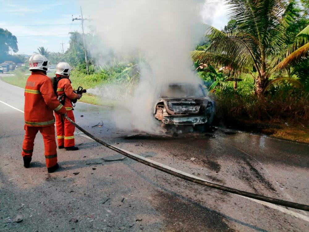 Woman burnt to death following crash in Limbang