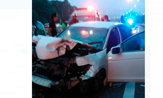 Woman dies after car hits trailer near Sungai Buloh layby Woman dies after car hits trailer near Sungai Buloh layby