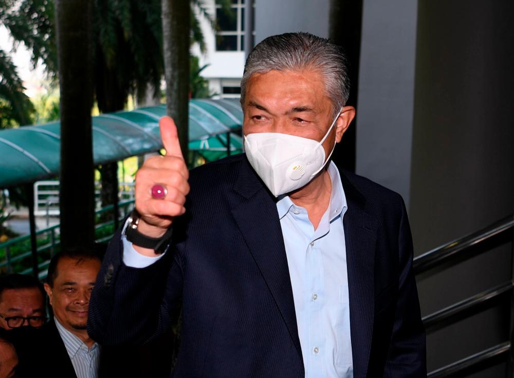 Zahid withdraws appeal to obtain recorded statements of witnesses from MACC Zahid withdraws appeal to obtain recorded statements of witnesses from MACC