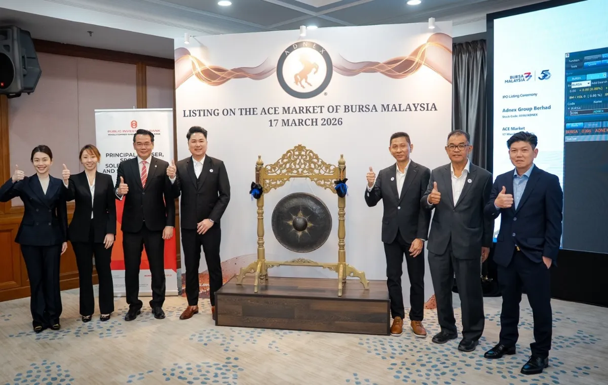 adnex-listing-ceremony Adnex makes strong market debut, confident of sustaining growth