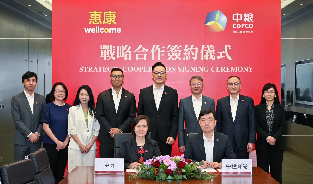 curtis-liu Wellcome and COFCO Hong Kong Announce Strategic Partnership Target First-Year Sales to Exceed HK$100 Million