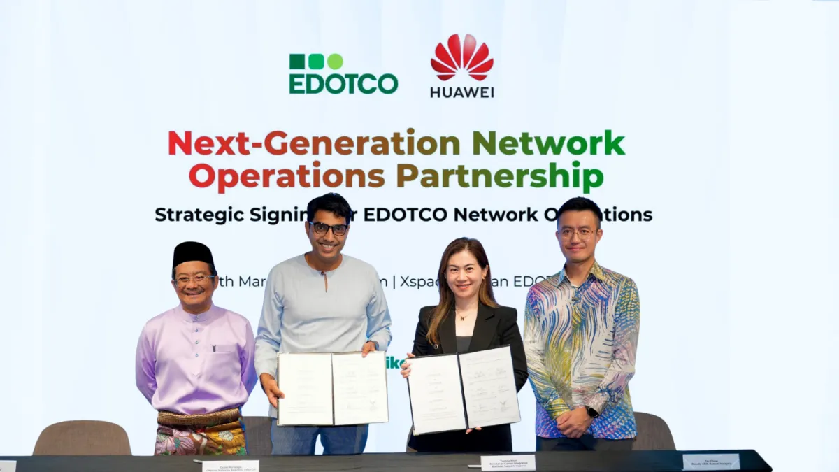 Edotco Malaysia, Huawei Malaysia enter into partnership to enhance next-gen network operations