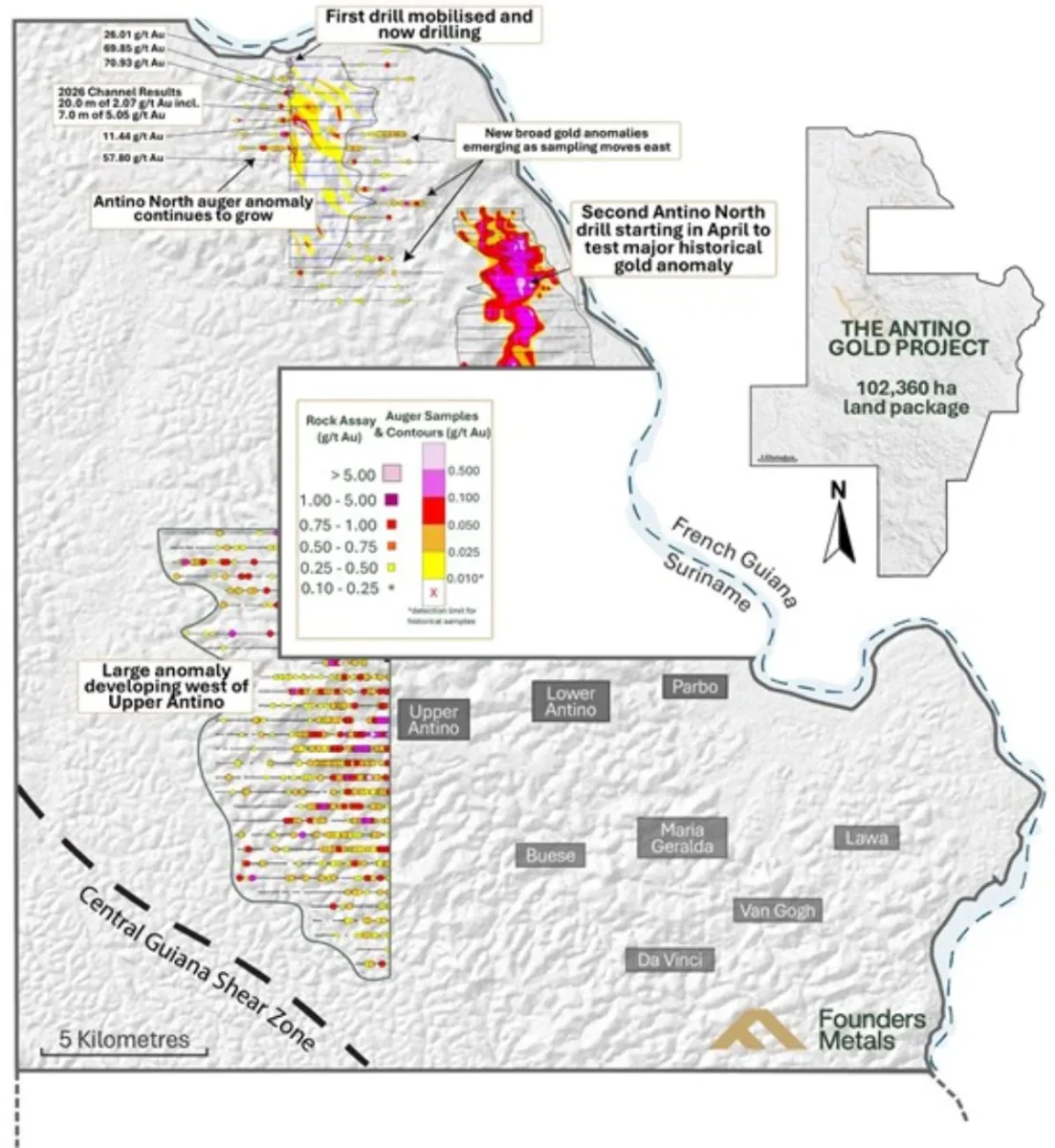 Founders Metals Added to GDXJ Index; Commences Drilling at Antino North Founders Metals Added to GDXJ Index; Commences Drilling at Antino North