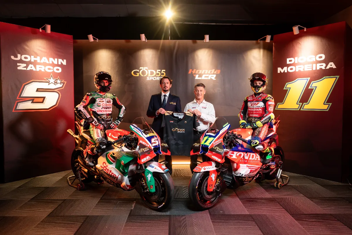 GOD55 Sports Honored to Partner With Honda LCR Team in MotoGP