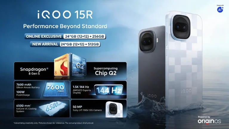 iQOO 15R launched in Malaysia: Snapdragon 8 Gen 5, 7600mAh