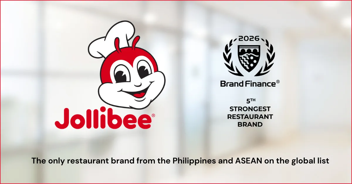 jollibee-global-rank Jollibee Advances to Top 5 in Global Brand Strength Rankings, Signaling Continued Momentum