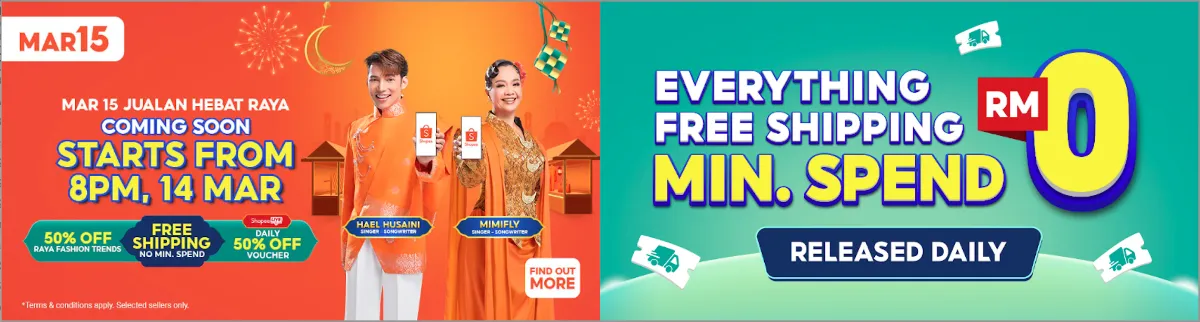 From Balik Kampung to Open House Essentials: Enjoy Everything Free Shipping on Shopee