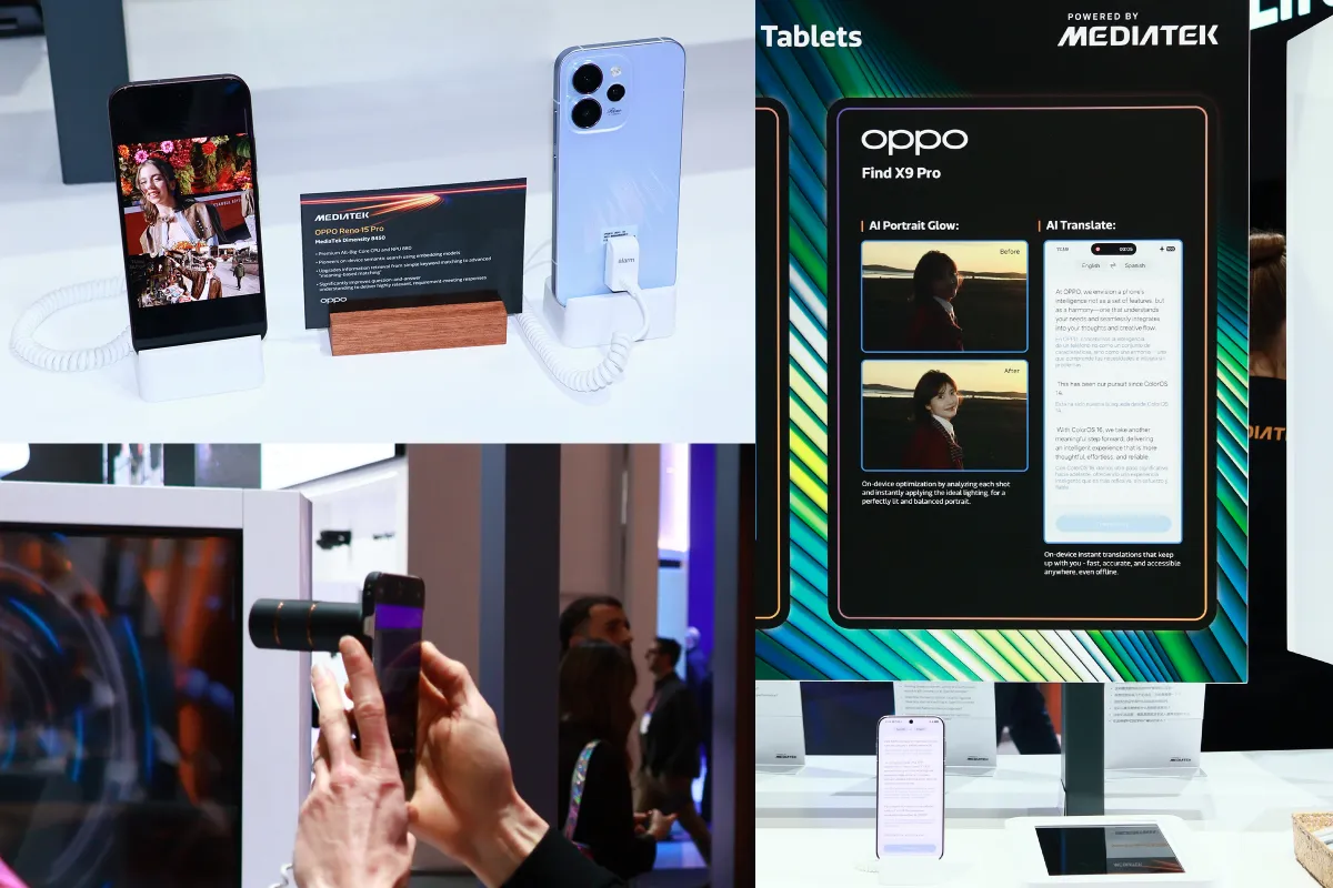 OPPO and MediaTek Showcase On-Device AI Innovations at MWC 2026