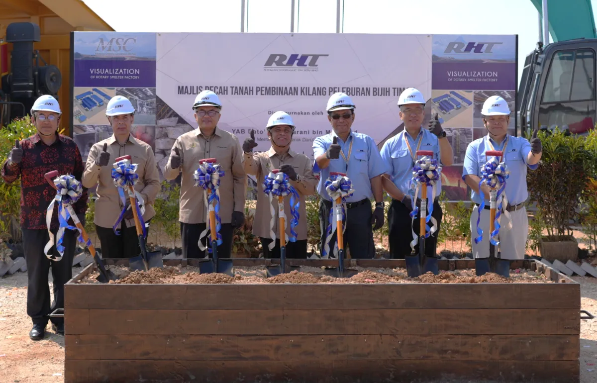 rht-groundbreaking Malaysia Smelting Corp starts construction of rotary furnace in Perak